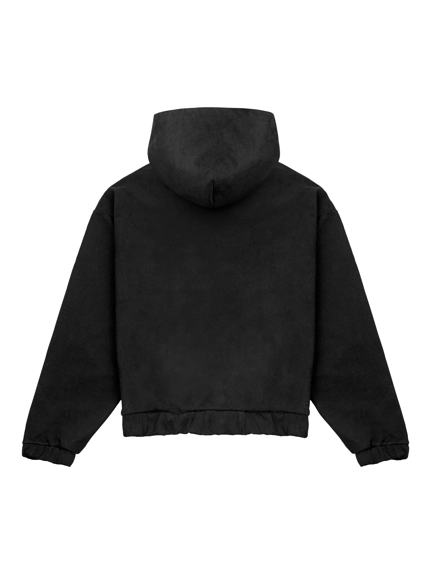 Basic Zip-Hoodie Schwarz